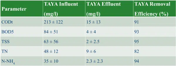 Municipal water treatment project data